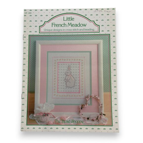Little French Meadow Counted Cross Stitch Booklet by The Bead Shoppe - Picture 1 of 5